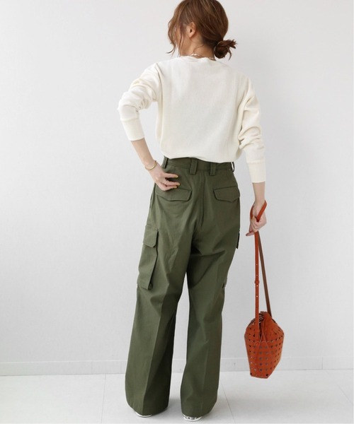 JOURNAL STANDARD relume（ジャーナルスタンダード　レリューム）の「TCワッフルロングスリーブTシャツ◆（Tシャツ/カットソー・レディース・ナチュラル/ホワイト/チャコールグレー/ブラック/ピンク・FREE）」の14枚目の写真