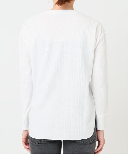 JOURNAL STANDARD relume（ジャーナルスタンダード　レリューム）の「TCワッフルロングスリーブTシャツ◆（Tシャツ/カットソー・レディース・ナチュラル/ホワイト/チャコールグレー/ブラック/ピンク・FREE）」の20枚目の写真