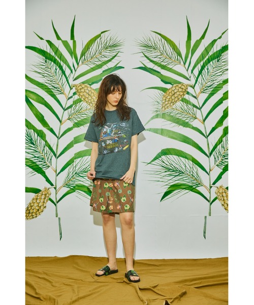 AlexanderLeeChang(アレキサンダーリーチャン)の「AlexanderLeeChang/アレキサンダーリーチャン ELECT T フロントグラフィック Tシャツ(Tシャツ/カットソー・メンズ・ホワイト/チャコールグレー/ライム・2/4/3)」の14枚目の写真