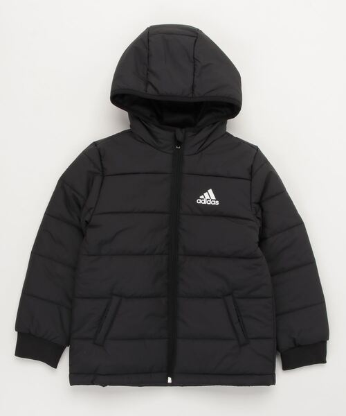 adidas（アディダス）の「アディダス adidas YKPADDEDJKT（ダウンジャケット/コート・キッズ・ネイビー/ブラック×ブラック/ブラック×レッド・140cm/130cm/160cm/120cm/150cm）」の2枚目の写真