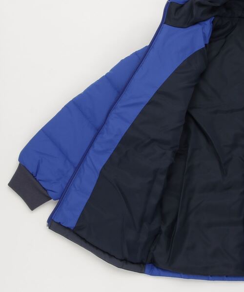 adidas（アディダス）の「アディダス adidas YKPADDEDJKT（ダウンジャケット/コート・キッズ・ネイビー/ブラック×ブラック/ブラック×レッド・140cm/130cm/160cm/120cm/150cm）」の4枚目の写真