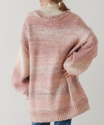 Kastane | 【2022SS予約アイテム】グラデーションニットカーディガン(カーディガン/ボレロ)