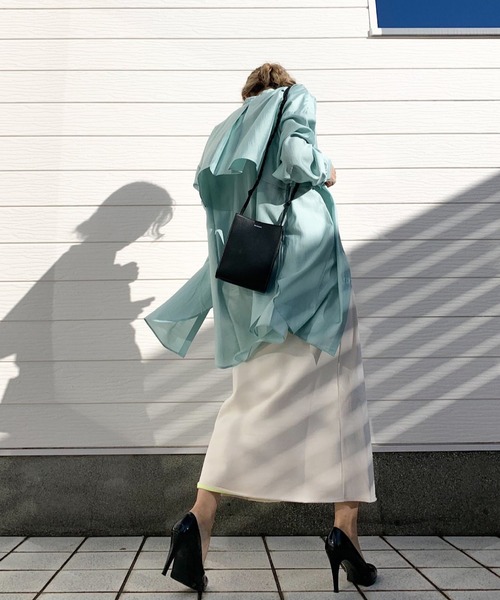 Q（キュー）の「ブライトローンヨークブラウス（シャツ/ブラウス・レディース・ライトグリーン/ラベンダー・MEDIUM）」の6枚目の写真