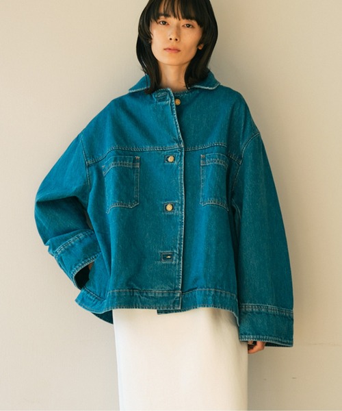 【B-SIDES】デニムジャケット/STADIUM JACKET