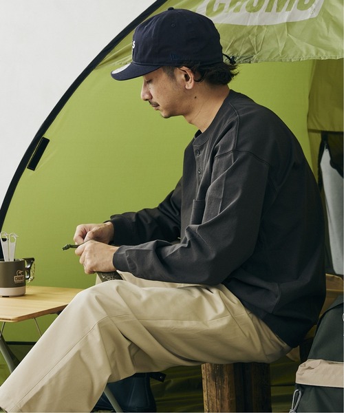 JOURNAL STANDARD relume（ジャーナルスタンダード　レリューム）の「ヘンリーネック Tシャツ（Tシャツ/カットソー・メンズ・ホワイト/ブラック/グレー・MEDIUM/LARGE）」の12枚目の写真