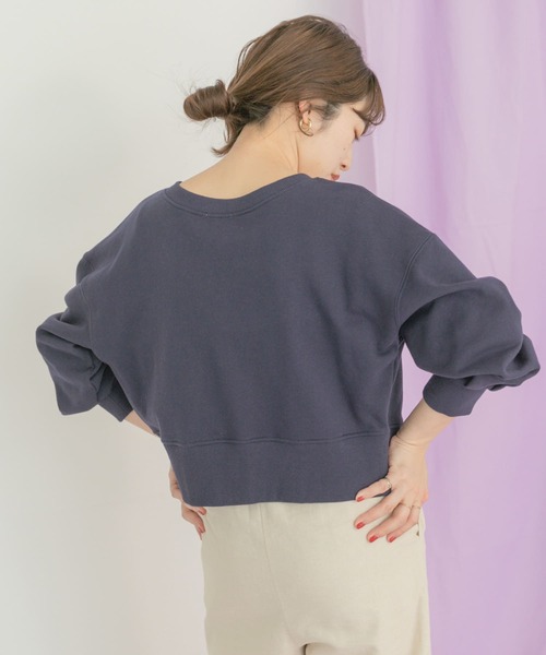 ITEMS URBANRESEARCH（アイテムズ アーバンリサーチ）の「2WAYスウェット（スウェット・レディース・オフホワイト/ネイビー/ピンク/ライトグレー・FREE）」の6枚目の写真