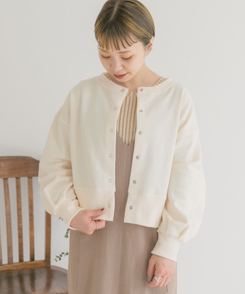 ITEMS URBANRESEARCH（アイテムズ アーバンリサーチ）の「2WAYスウェット（スウェット・レディース・オフホワイト/ネイビー/ピンク/ライトグレー・FREE）」の18枚目の写真