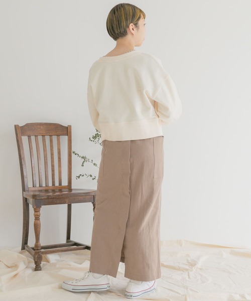 ITEMS URBANRESEARCH（アイテムズ アーバンリサーチ）の「2WAYスウェット（スウェット・レディース・オフホワイト/ネイビー/ピンク/ライトグレー・FREE）」の21枚目の写真