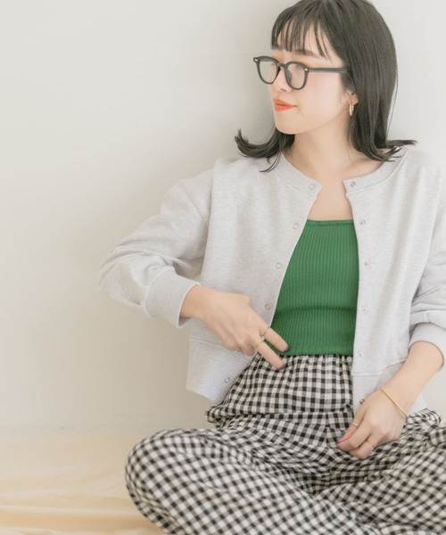 ITEMS URBANRESEARCH（アイテムズ アーバンリサーチ）の「2WAYスウェット（スウェット・レディース・オフホワイト/ネイビー/ピンク/ライトグレー・FREE）」の22枚目の写真