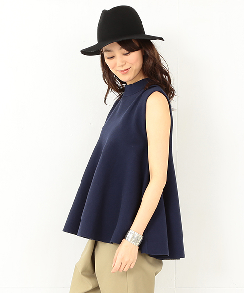 Ray BEAMS（レイビームス）の「RBS / ハイネック フレアー プルオーバー（その他トップス・レディース・ホワイト/ネイビー・ONE SIZE）」の13枚目の写真