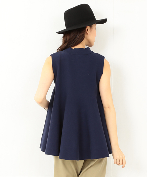 Ray BEAMS（レイビームス）の「RBS / ハイネック フレアー プルオーバー（その他トップス・レディース・ホワイト/ネイビー・ONE SIZE）」の14枚目の写真