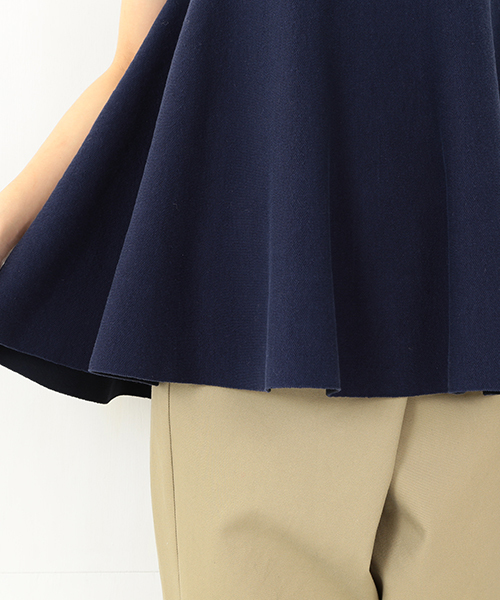 Ray BEAMS（レイビームス）の「RBS / ハイネック フレアー プルオーバー（その他トップス・レディース・ホワイト/ネイビー・ONE SIZE）」の9枚目の写真