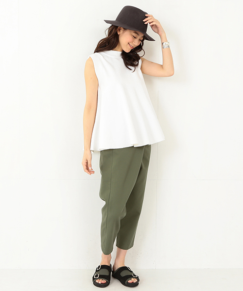 Ray BEAMS（レイビームス）の「RBS / ハイネック フレアー プルオーバー（その他トップス・レディース・ホワイト/ネイビー・ONE SIZE）」の11枚目の写真