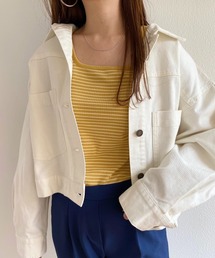 ツイルデニムオーバーサイズジャケット