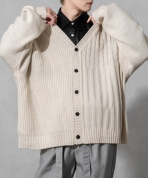 【Adoon plain】アシンメトリーカーディガン