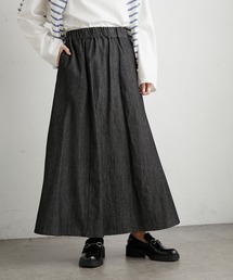 【WEB限定】綿デニムスカート