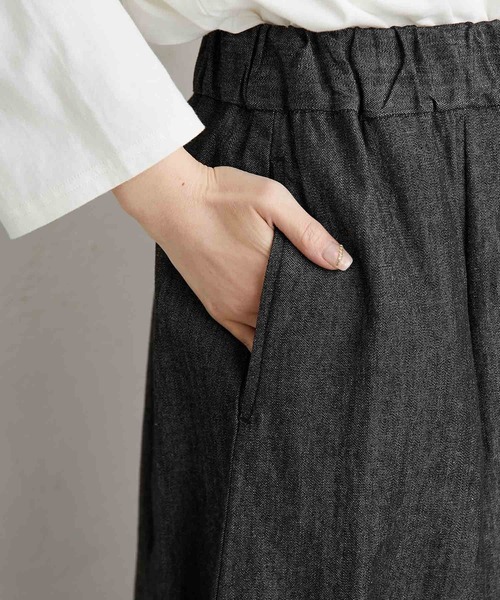 PUAL CE CIN（ピュアルセシン）の「【WEB限定】綿デニムスカート（デニムスカート・レディース・ブラック/インディゴブルー・FREE）」の15枚目の写真