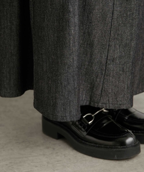 PUAL CE CIN（ピュアルセシン）の「【WEB限定】綿デニムスカート（デニムスカート・レディース・ブラック/インディゴブルー・FREE）」の16枚目の写真