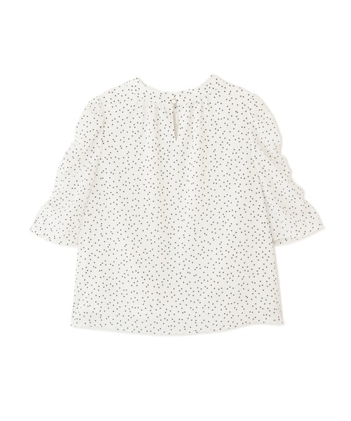 PROPORTION BODY DRESSING（プロポーションボディドレッシング）の「ギャザースリーブブラウス / 1212110308（シャツ/ブラウス・レディース・ホワイト系その他/ブルー/オフホワイト・MEDIUM/SMALL）」の6枚目の写真