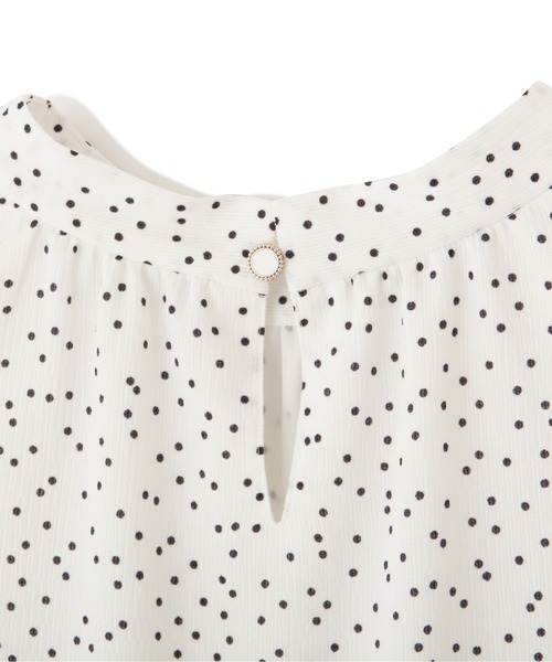 PROPORTION BODY DRESSING（プロポーションボディドレッシング）の「ギャザースリーブブラウス / 1212110308（シャツ/ブラウス・レディース・ホワイト系その他/ブルー/オフホワイト・MEDIUM/SMALL）」の10枚目の写真