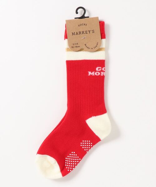 MARKEY'S(マーキーズ)の「【別注】ラインソックス(kids/16~18cm)(ソックス/靴下・キッズ・ホワイト/レッド/イエロー/ブルー・16-18cm)」の16枚目の写真