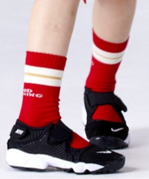 MARKEY'S(マーキーズ)の「【別注】ラインソックス(kids/16~18cm)(ソックス/靴下・キッズ・ホワイト/レッド/イエロー/ブルー・16-18cm)」の8枚目の写真