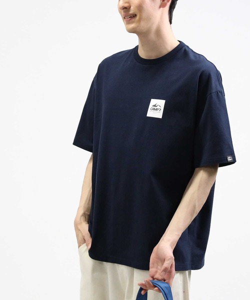 CAMP7(キャンプセブン)の「防菌防臭加工、オーガニックコットン使用【CAMP7】ベーシックロゴTシャツ(Tシャツ/カットソー・メンズ・ネイビー/オフホワイト/ブラック/ホワイト/オレンジ・XL/S/L/M)」の12枚目の写真