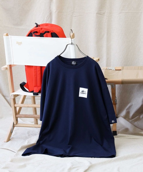 CAMP7(キャンプセブン)の「防菌防臭加工、オーガニックコットン使用【CAMP7】ベーシックロゴTシャツ(Tシャツ/カットソー・メンズ・ネイビー/オフホワイト/ブラック/ホワイト/オレンジ・XL/S/L/M)」の14枚目の写真