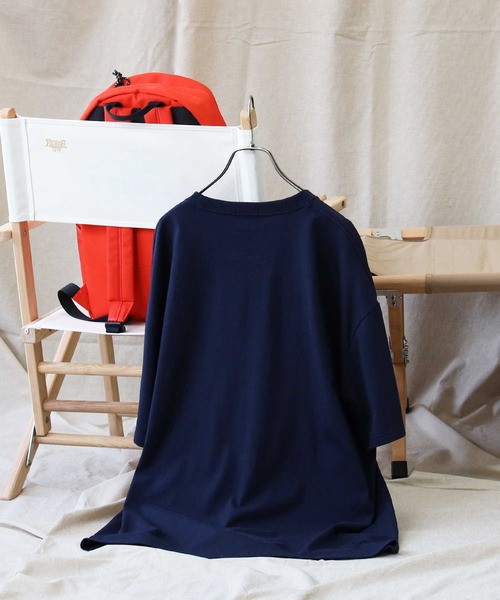CAMP7(キャンプセブン)の「防菌防臭加工、オーガニックコットン使用【CAMP7】ベーシックロゴTシャツ(Tシャツ/カットソー・メンズ・ネイビー/オフホワイト/ブラック/ホワイト/オレンジ・XL/S/L/M)」の15枚目の写真