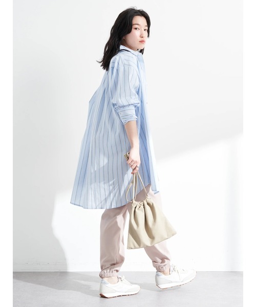 earth music&ecology(アースミュージックアンドエコロジー)の「レンチングEVスリーブレスプルオーバー(Tシャツ/カットソー・レディース・オフホワイト/ブラック/ベージュ/グリーン・S/M)」の12枚目の写真