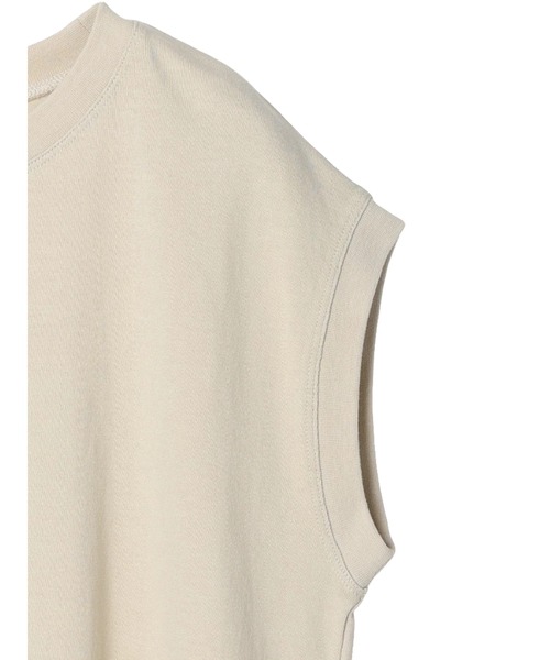 earth music&ecology(アースミュージックアンドエコロジー)の「レンチングEVスリーブレスプルオーバー(Tシャツ/カットソー・レディース・オフホワイト/ブラック/ベージュ/グリーン・S/M)」の19枚目の写真