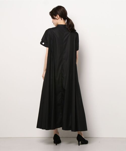 INTERPLANET(インタープラネット)の「ボリュームシャツワンピース(シャツワンピース・レディース・ブラック/ベージュ・FREE)」の18枚目の写真