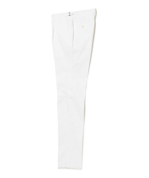 INCOTEX（インコテックス）の「INCOTEX / コットンギャバジン 1プリーツ サイドアジャスター スラックス（その他パンツ・メンズ・ホワイト/ベージュ・48/46）」の4枚目の写真