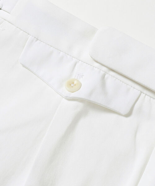 INCOTEX（インコテックス）の「INCOTEX / コットンギャバジン 1プリーツ サイドアジャスター スラックス（その他パンツ・メンズ・ホワイト/ベージュ・48/46）」の6枚目の写真