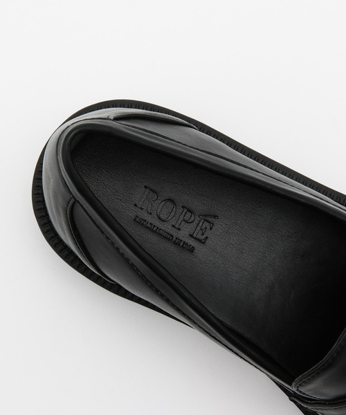 ROPE'（ロペ）の「チャンキーソールレインローファー/WEB限定（レインシューズ・レディース・ブラック・36/37/36.5/37.5/35.5）」の3枚目の写真
