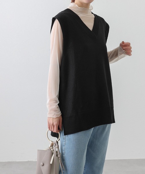 COLONY 2139(コロニートゥーワンスリーナイン)の「チュールメローロンT(Tシャツ/カットソー・レディース・ブラック/オレンジ/グリーン/アイボリー・FREE)」の13枚目の写真