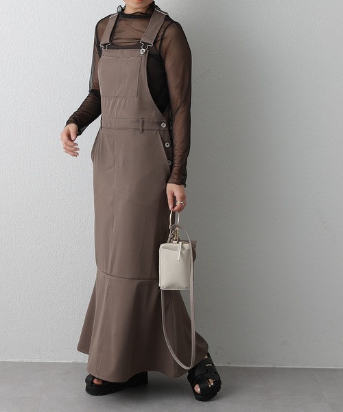 COLONY 2139(コロニートゥーワンスリーナイン)の「チュールメローロンT(Tシャツ/カットソー・レディース・ブラック/オレンジ/グリーン/アイボリー・FREE)」の22枚目の写真