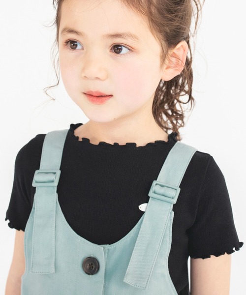 BRANSHES（ブランシェス）の「テレコ半袖Tシャツ（Tシャツ/カットソー・キッズ・ブラック/アイボリー/ラベンダー/ライトグレー/その他/ピンク・90/110/130/150/120/100/140）」の8枚目の写真