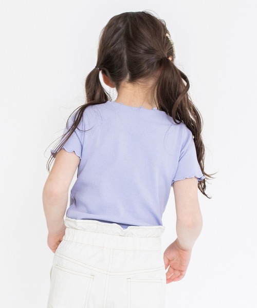 BRANSHES（ブランシェス）の「テレコ半袖Tシャツ（Tシャツ/カットソー・キッズ・ブラック/アイボリー/ラベンダー/ライトグレー/その他/ピンク・90/110/130/150/120/100/140）」の22枚目の写真