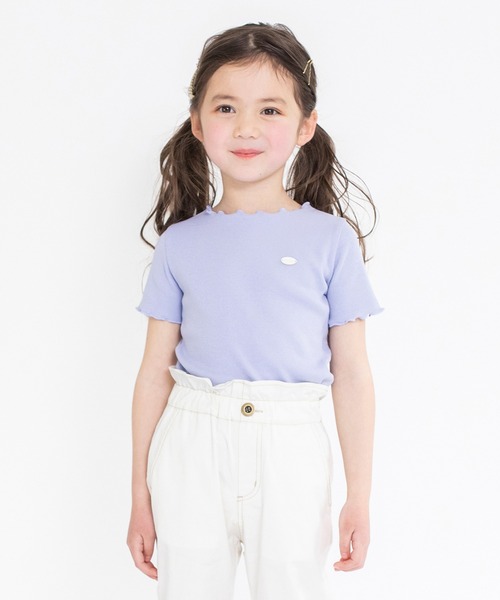 BRANSHES（ブランシェス）の「テレコ半袖Tシャツ（Tシャツ/カットソー・キッズ・ブラック/アイボリー/ラベンダー/ライトグレー/その他/ピンク・90/110/130/150/120/100/140）」の20枚目の写真