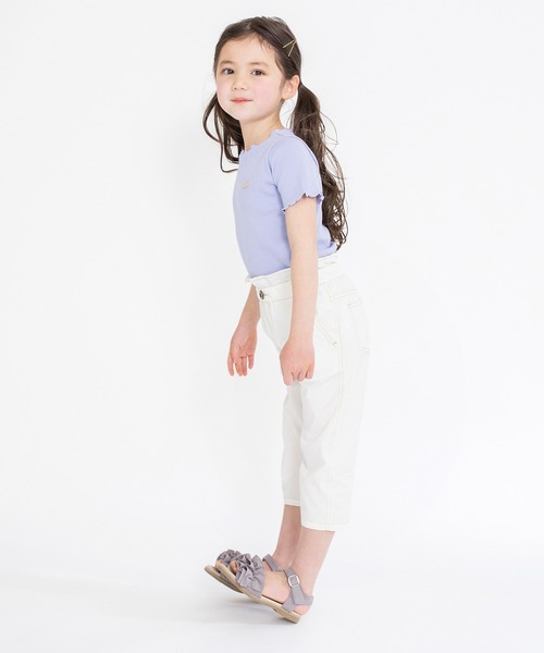 BRANSHES（ブランシェス）の「テレコ半袖Tシャツ（Tシャツ/カットソー・キッズ・ブラック/アイボリー/ラベンダー/ライトグレー/その他/ピンク・90/110/130/150/120/100/140）」の18枚目の写真