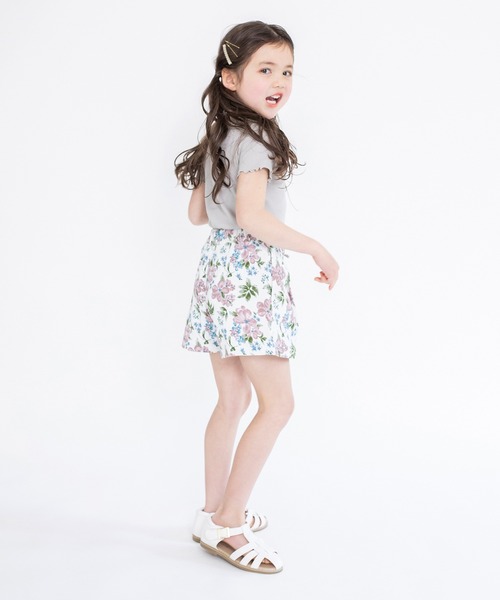 BRANSHES（ブランシェス）の「テレコ半袖Tシャツ（Tシャツ/カットソー・キッズ・ブラック/アイボリー/ラベンダー/ライトグレー/その他/ピンク・90/110/130/150/120/100/140）」の12枚目の写真