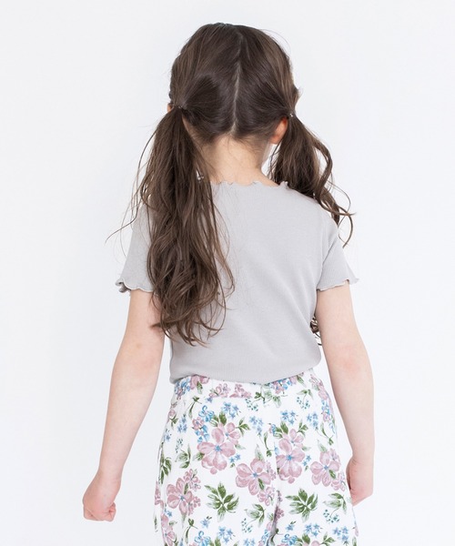 BRANSHES（ブランシェス）の「テレコ半袖Tシャツ（Tシャツ/カットソー・キッズ・ブラック/アイボリー/ラベンダー/ライトグレー/その他/ピンク・90/110/130/150/120/100/140）」の16枚目の写真