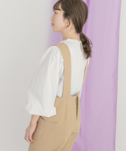 ITEMS URBANRESEARCH（アイテムズ アーバンリサーチ）の「ソデフハクTシャツ（Tシャツ/カットソー・レディース・チャコールグレー/オフホワイト/カーキ・FREE）」の22枚目の写真