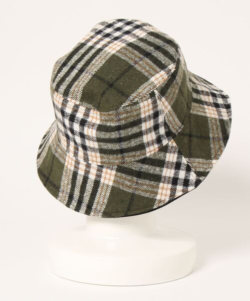 AMAIL（アマイル）の「2face check hat（ハット・レディース・カーキ・FREE）」の15枚目の写真