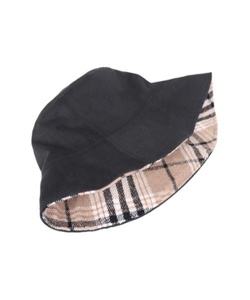 AMAIL（アマイル）の「2face check hat（ハット・レディース・カーキ・FREE）」の11枚目の写真