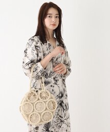 OPAQUE.CLIP | サークルモチーフバスケットトート(トートバッグ)