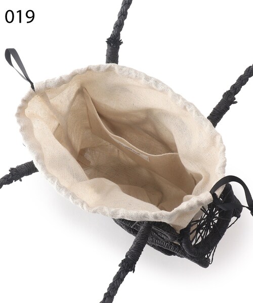 OPAQUE.CLIP（オペークドットクリップ）の「◆サークルモチーフバスケットトート（トートバッグ・レディース・オフホワイト/ブラック・00）」の15枚目の写真