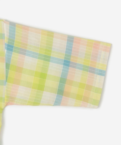 mii（ミー）の「mii | スタンドカラーカフタンシャツ CHECK MEN（シャツ/ブラウス・メンズ・レッド系その他/イエロー系その他・SMALL/MEDIUM）」の14枚目の写真