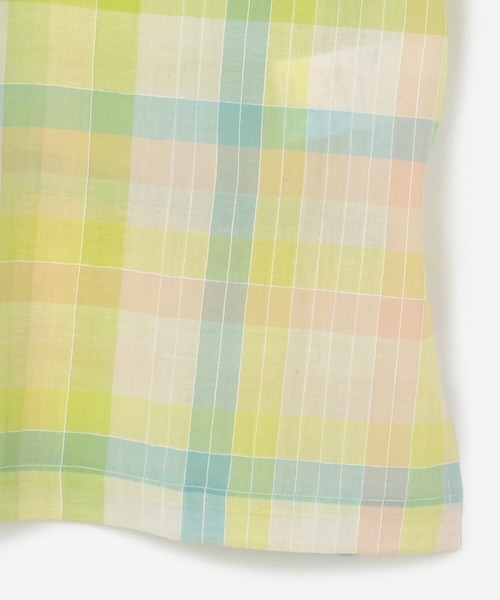 mii（ミー）の「mii | スタンドカラーカフタンシャツ CHECK MEN（シャツ/ブラウス・メンズ・レッド系その他/イエロー系その他・SMALL/MEDIUM）」の15枚目の写真